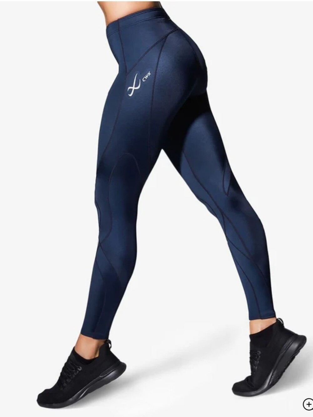 CW-X CWX Stabilyx Joint Support Compression Running Tight Leggings Women S Blue